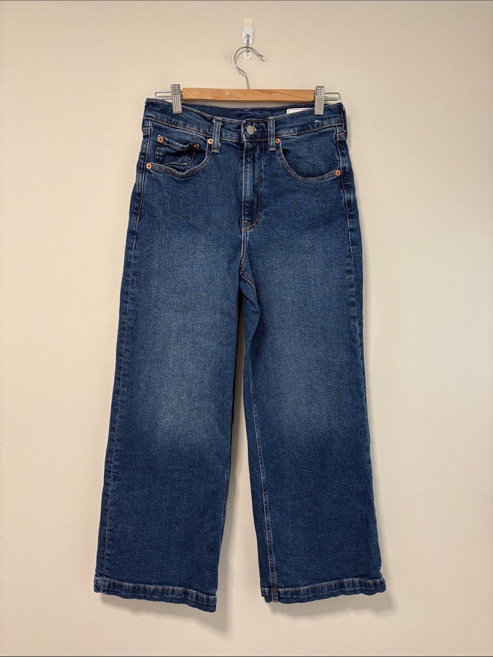 GAP Dark Blue Wide Leg Jeans